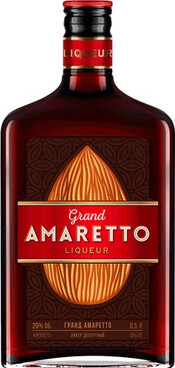Ликер Grand Amaretto 20% 0,5 л
Ликер Grand Amaretto 20% 0,5 л