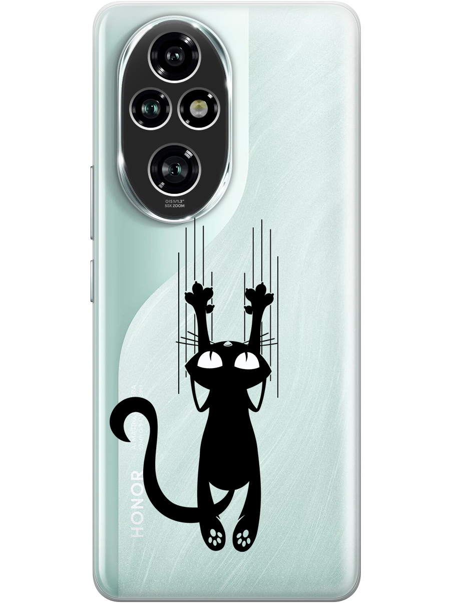 Силиконовый чехол на Honor 200 pro с принтом "Кошечка царапка" прозрачный, Прозрачный;черный, 783979671
Силиконовый чехол на Honor 200 pro с принтом "Кошечка царапка" прозрачный, Прозрачный;черный, 783979671