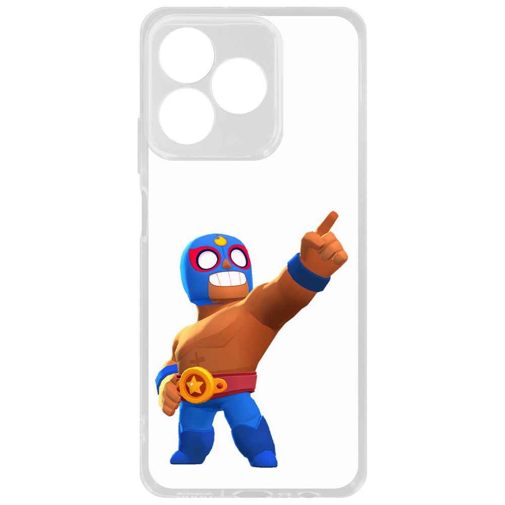 Чехол-накладка Krutoff Clear Case Brawl Stars-Эль Примо для Realme Note 50, Прозрачный
Чехол-накладка Krutoff Clear Case Brawl Stars-Эль Примо для Realme Note 50, Прозрачный
