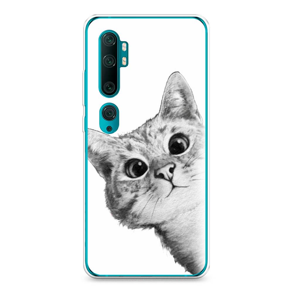 Чехол Awog на Xiaomi Mi Note 10/Mi Note 10 Pro "Кот рисунок черно-белый", Разноцветный, 37350-1 
Чехол Awog на Xiaomi Mi Note 10/Mi Note 10 Pro "Кот рисунок черно-белый", Разноцветный, 37350-1