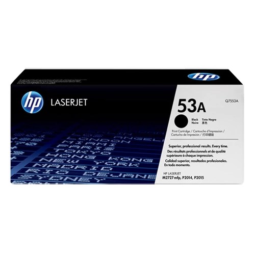 Картридж для лазерного принтера HP Q7553A черный, оригинальный, Q7553A 
Картридж для лазерного принтера HP Q7553A черный, оригинальный, Q7553A