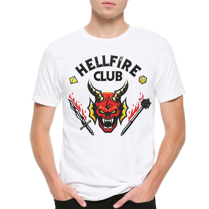 Футболка мужская Dream Shirts Hellfire Club - Очень странные дела белая XL, Hellfire Club - Очень странные дела 
Футболка мужская Dream Shirts Hellfire Club - Очень странные дела белая XL, Hellfire Club - Очень странные дела