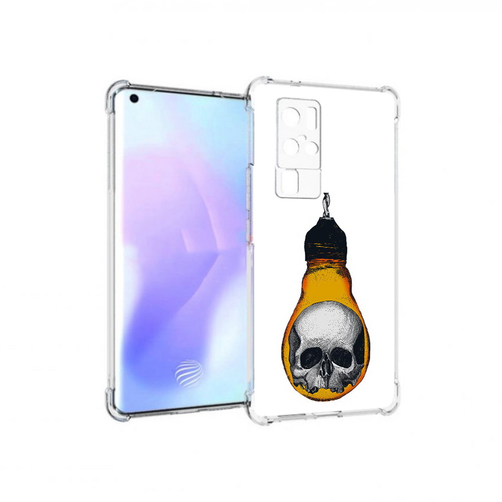 Чехол MyPads Tocco для Vivo X50 Pro череп в лампочке (PT226970.404.676), Прозрачный, Tocco 
Чехол MyPads Tocco для Vivo X50 Pro череп в лампочке (PT226970.404.676), Прозрачный, Tocco