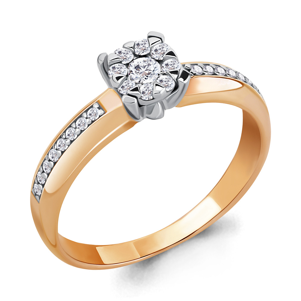Кольцо из красного золота с бриллиантом Aquamarine Aquamarine 963505Ак_585_кз р, 963505Ак_585_кз
Кольцо из красного золота с бриллиантом Aquamarine Aquamarine 963505Ак_585_кз р, 963505Ак_585_кз