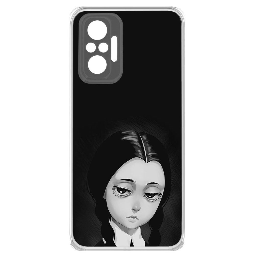 Чехол-накладка Уэнсдей Аддамс - Рисованная Уэнсдей для Xiaomi Redmi Note 10 Pro, Прозрачный
Чехол-накладка Уэнсдей Аддамс - Рисованная Уэнсдей для Xiaomi Redmi Note 10 Pro, Прозрачный