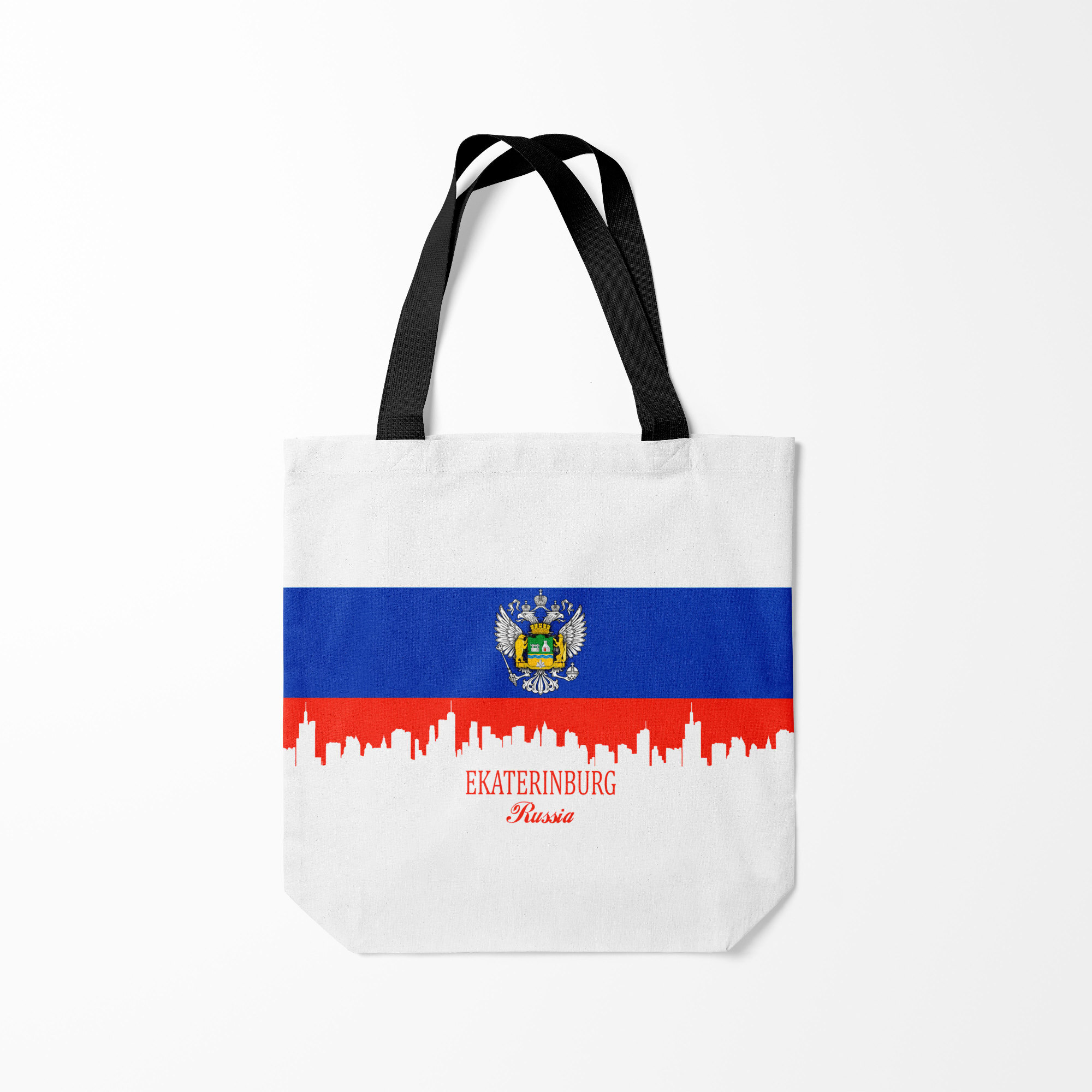 Сумка шoппер унисекс Burnettie Флаг РФ с гербом Екатеринбурга, белый, Флаг РФ с гербом Екатеринбурга
Сумка шoппер унисекс Burnettie Флаг РФ с гербом Екатеринбурга, белый, Флаг РФ с гербом Екатеринбурга