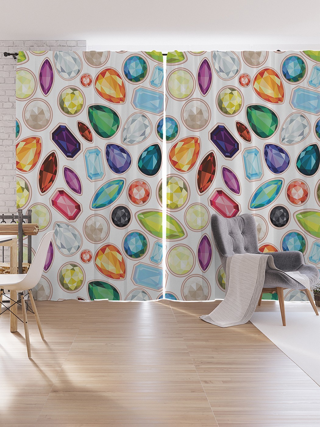 Шторы под лён JoyArty "Коллекция драгоценностей", серия Oxford DeLux, 340х265 см, Коллекция драгоценностей
Шторы под лён JoyArty "Коллекция драгоценностей", серия Oxford DeLux, 340х265 см, Коллекция драгоценностей