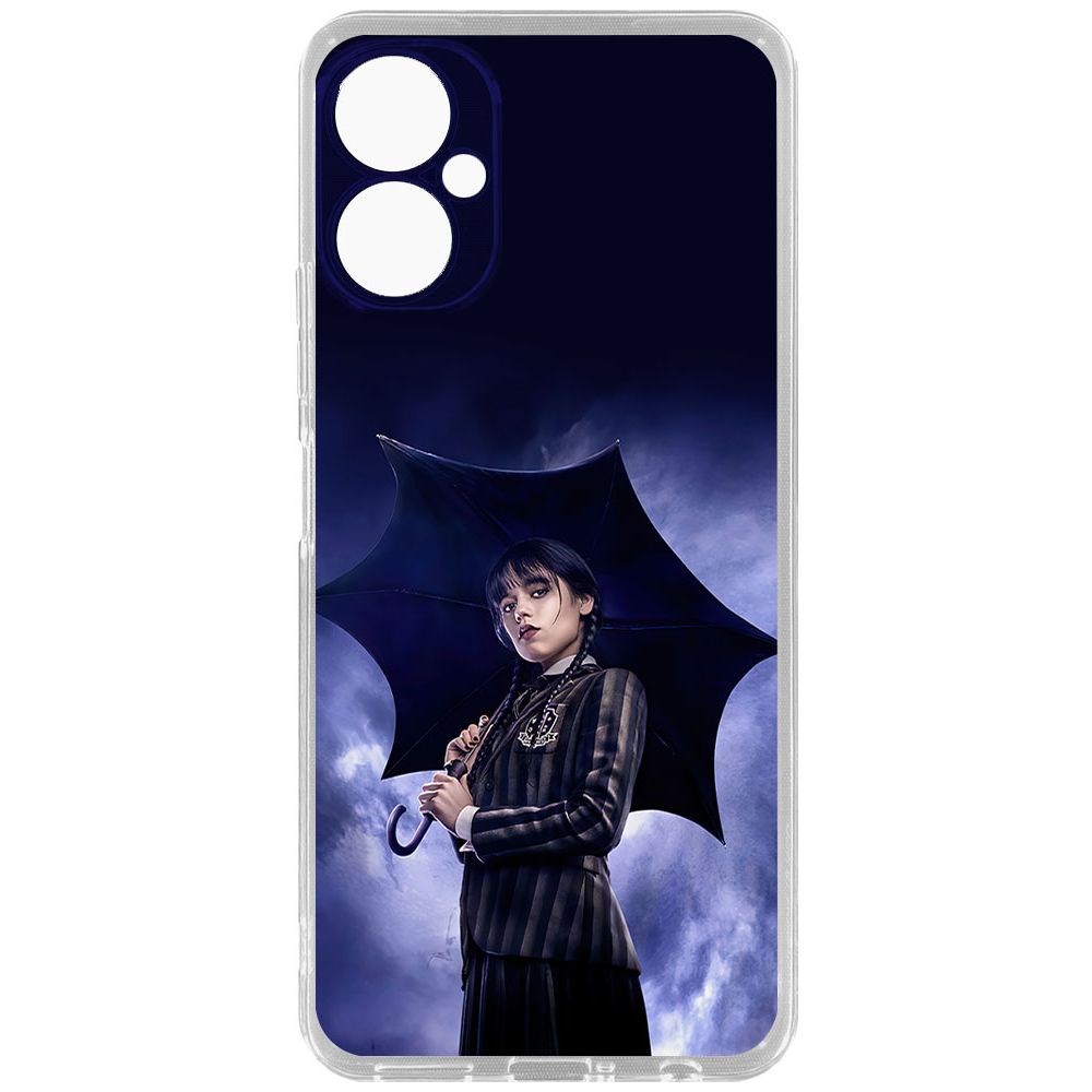 Чехол-накладка Уэнсдей Аддамс - Уэнсдей под зонтом для TECNO Spark 9 Pro, Прозрачный
Чехол-накладка Уэнсдей Аддамс - Уэнсдей под зонтом для TECNO Spark 9 Pro, Прозрачный