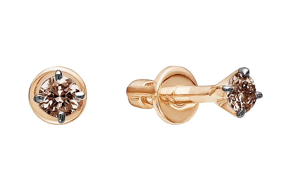 Серьги-пусеты из красного золота с бриллиантом Vesna jewelry 4059-157-09-00, 4059-157-09-00
Серьги-пусеты из красного золота с бриллиантом Vesna jewelry 4059-157-09-00, 4059-157-09-00