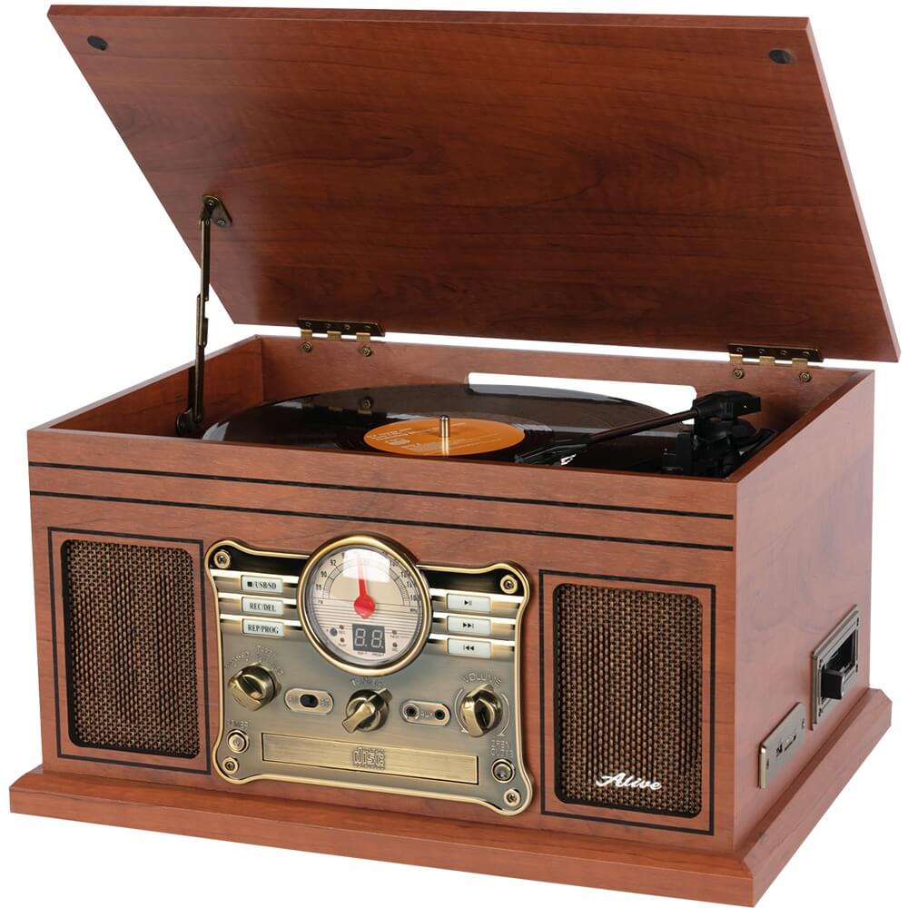 Проигрыватель виниловых пластинок Alive Audio Radiola Wood AA-RDL-01-WD, Коричневый, Radiola Wood AA-RDL-01-WD
Проигрыватель виниловых пластинок Alive Audio Radiola Wood AA-RDL-01-WD, Коричневый, Radiola Wood AA-RDL-01-WD