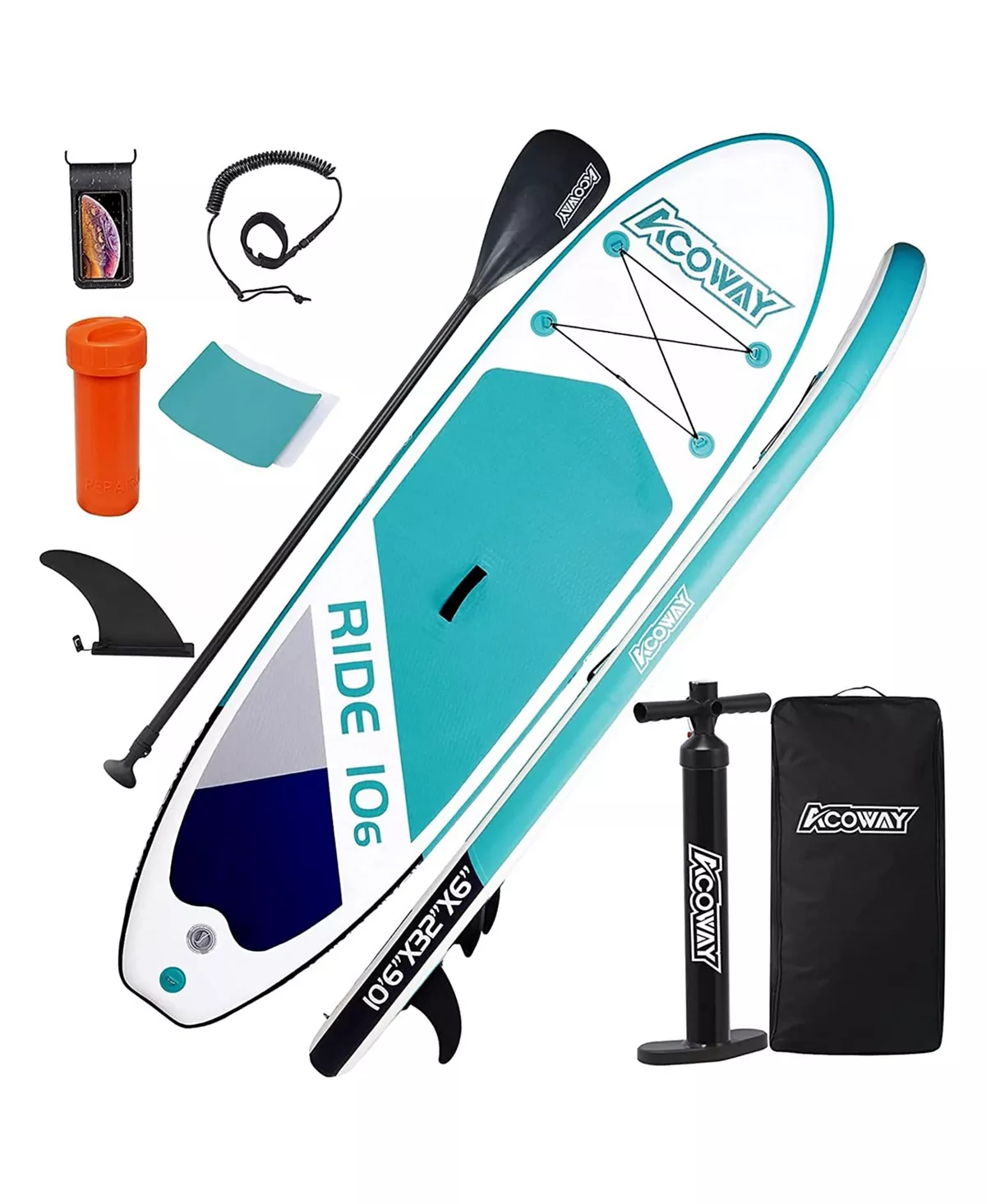 SUP-борд Acoway ride white/green 2-х слойный, 320x81x15 см, Белый;зеленый;синий, Waverider
SUP-борд Acoway ride white/green 2-х слойный, 320x81x15 см, Белый;зеленый;синий, Waverider