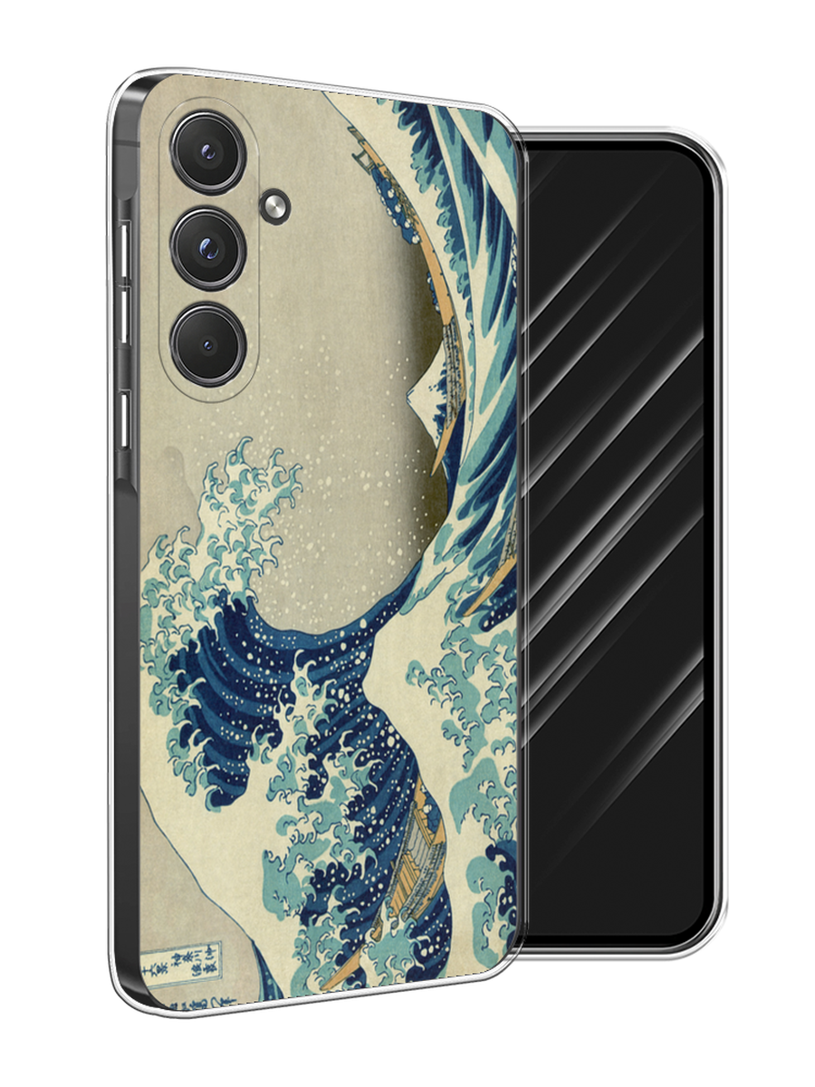 Чехол Awog на Samsung Galaxy A55 5G "Большая волна в Канагаве", Серый;синий;голубой, 2109450-1 
Чехол Awog на Samsung Galaxy A55 5G "Большая волна в Канагаве", Серый;синий;голубой, 2109450-1
