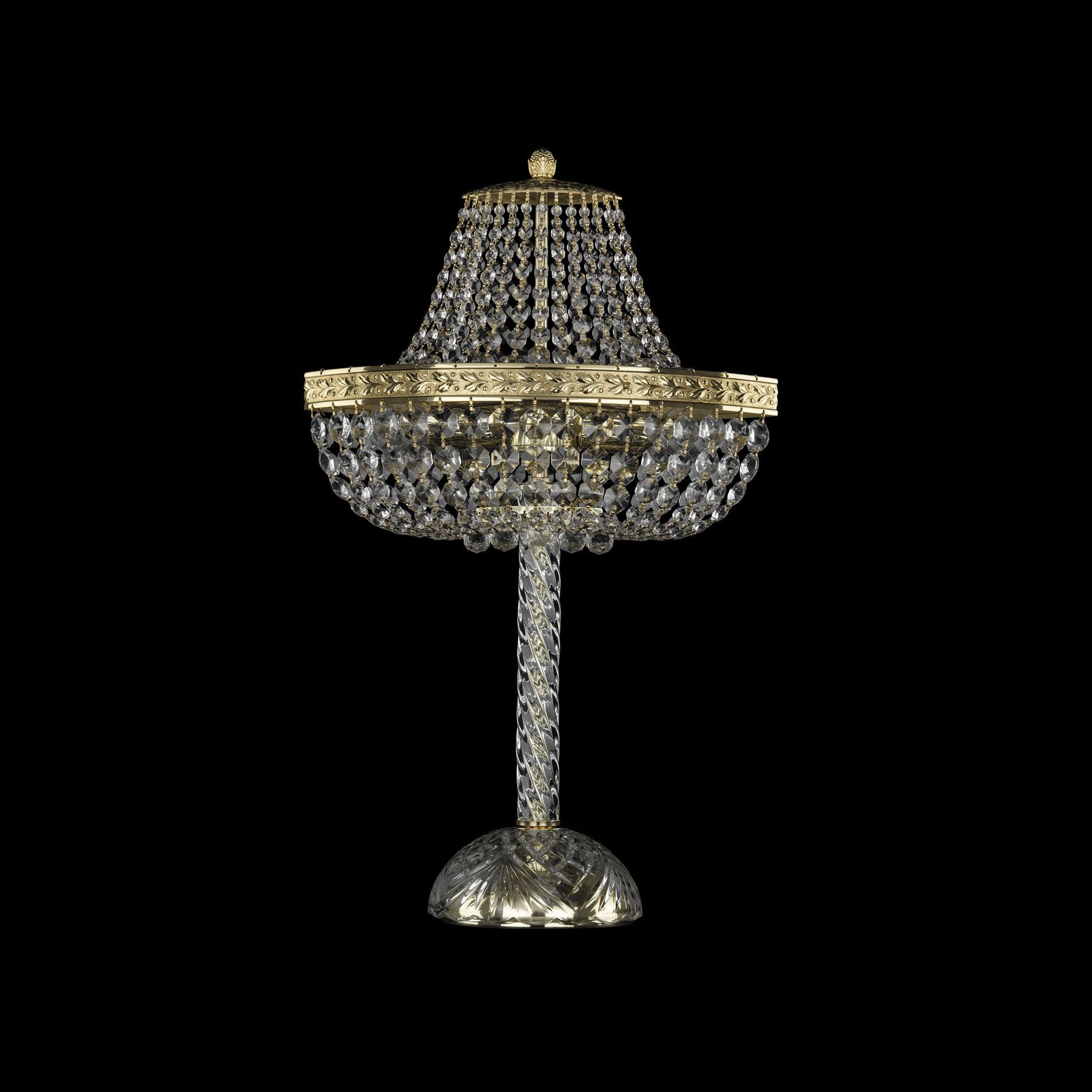 фото Хрустальная настольная лампа 19283l4/h/35iv g bohemia ivele crystal