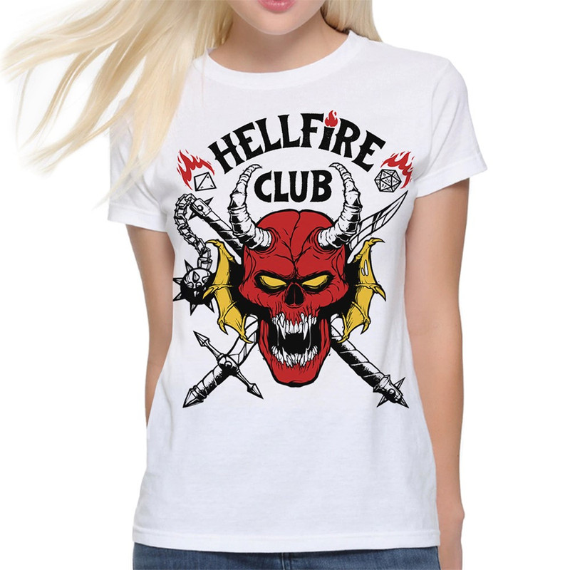 Футболка женская Dream Shirts Hellfire Club Stranger Things-Очень странные дела-1 белая S, Hellfire Club Stranger Things - Очень странные дела-1
Футболка женская Dream Shirts Hellfire Club Stranger Things-Очень странные дела-1 белая S, Hellfire Club Stranger Things - Очень странные дела-1