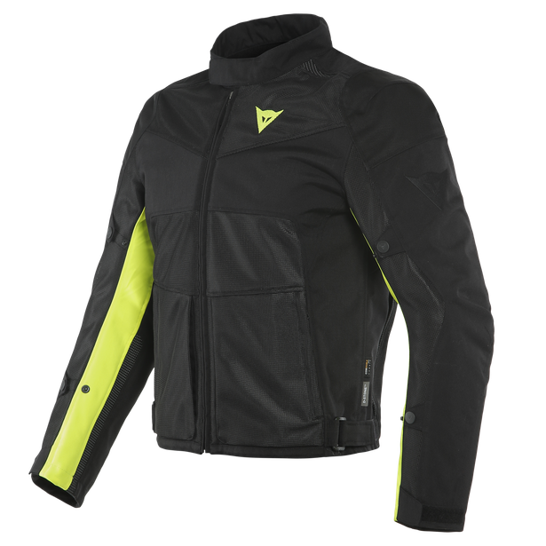 фото Куртка текстильная dainese sauris 2 d-dry black/black/fluo-yellow (р.52)