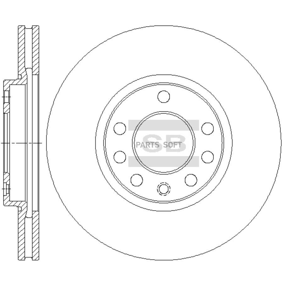 Диск Тормозной Opel Astra G/H 98-09/Meriva 03-/Zafira 99- Передний Sangsin brake арт. SD51
Диск Тормозной Opel Astra G/H 98-09/Meriva 03-/Zafira 99- Передний Sangsin brake арт. SD51