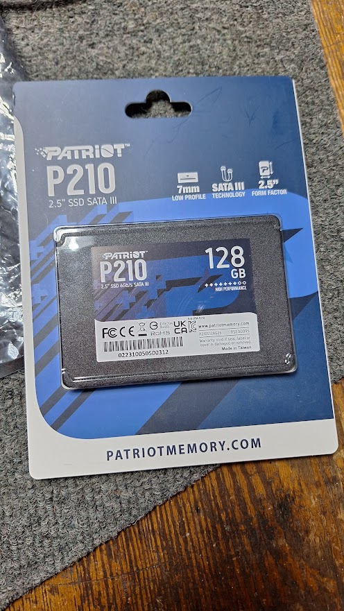 SSD накопитель Patriot Memory P210 2 5 256 ГБ P210S256G25 купить в