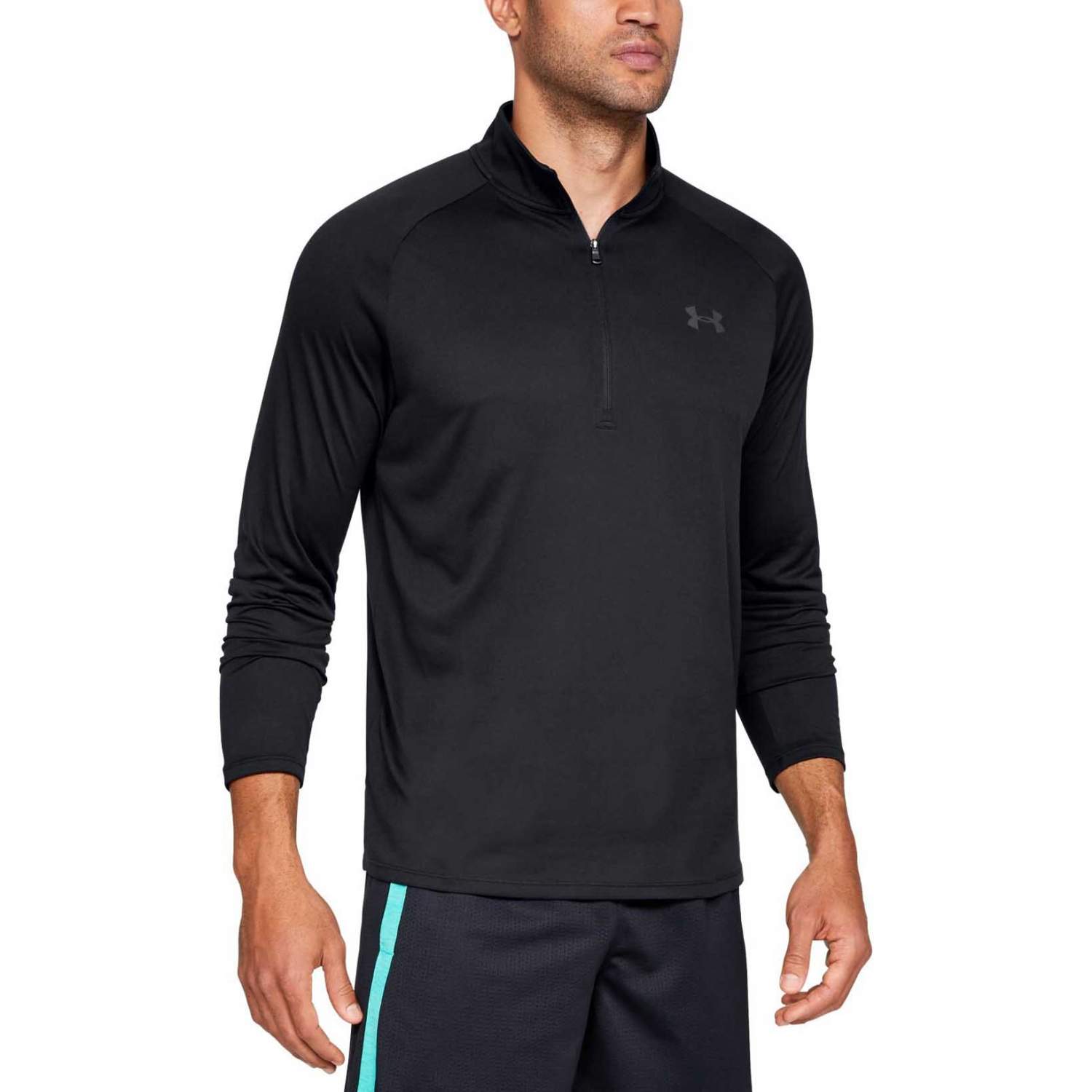 Half zip sale under armour mens