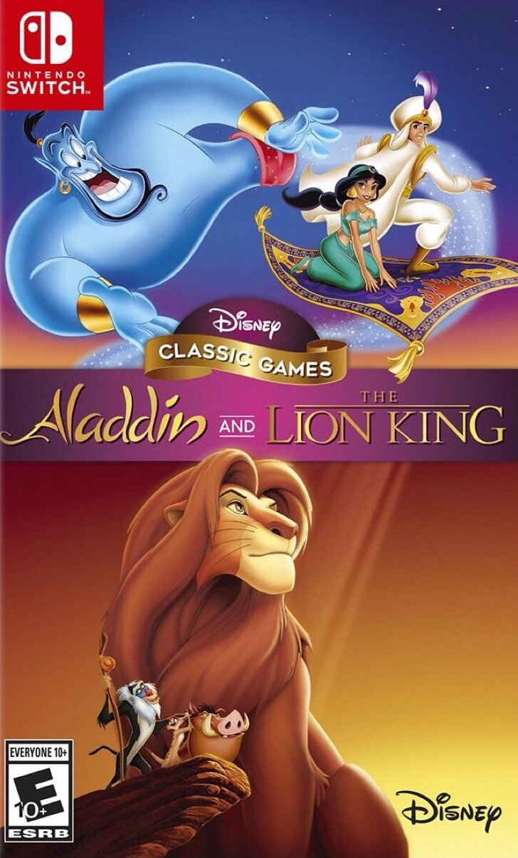 Игра Disney Classic Games: Aladdin and The Lion King для Nintendo Switch,  купить в Москве, цены в интернет-магазинах на Мегамаркет