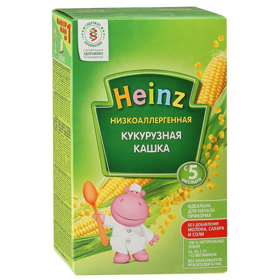 Каша безмолочная Heinz низкоаллергенная гречневая 180г c 4месяцев