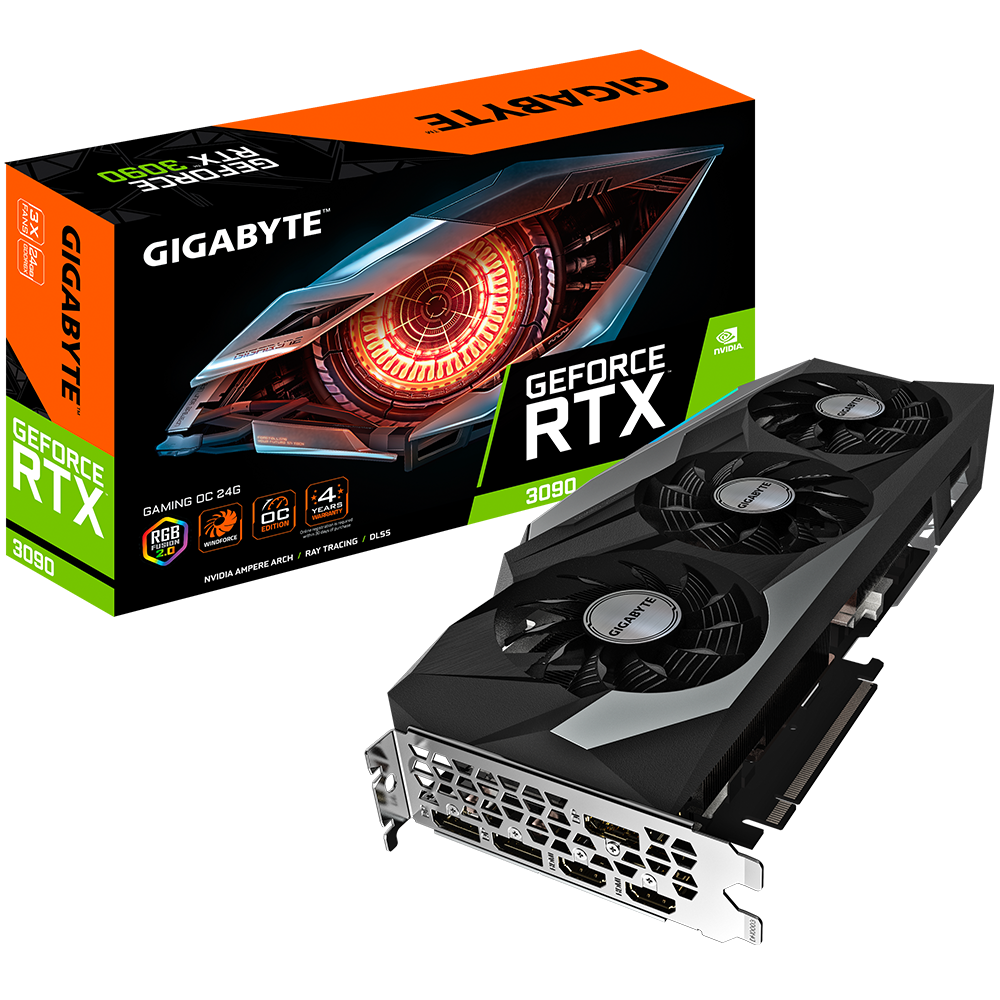 Видеокарта GIGABYTE GeForce RTX 3090 GAMING OC (GV-N3090GAMING OC-24GD) -  характеристики и описание на Мегамаркет | 100027687727