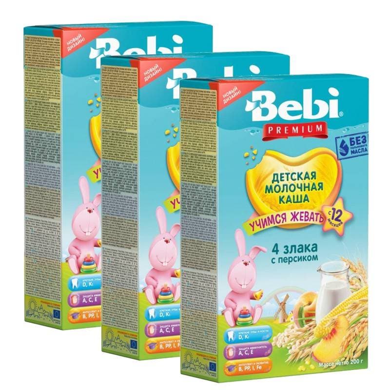 Bebi каша учимся жевать