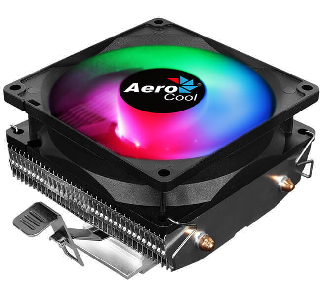 AEROCOOL Air Frost 2 Dissipatore Per Processore, Ventola Da 9 Cm, Colore Nero, Per PC