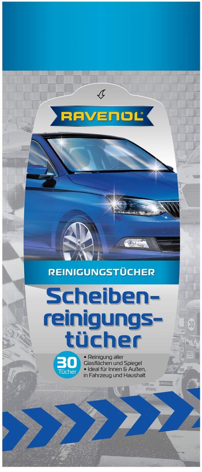 Салфетки влажные RAVENOL для стекол, зеркал и фар - отзывы покупателей на  Мегамаркет