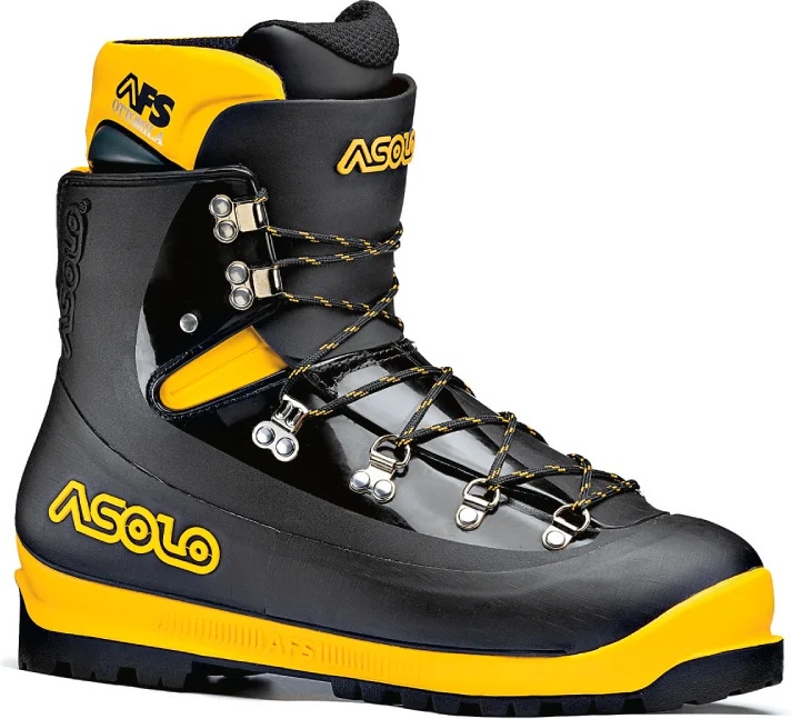 asolo boots black and yellow