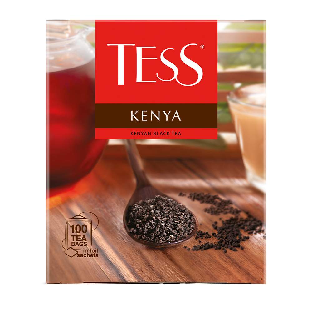 Чай черный Tess Kenya 100 пакетиков 150 г - отзывы покупателей на  маркетплейсе Мегамаркет | Артикул: 100023855542