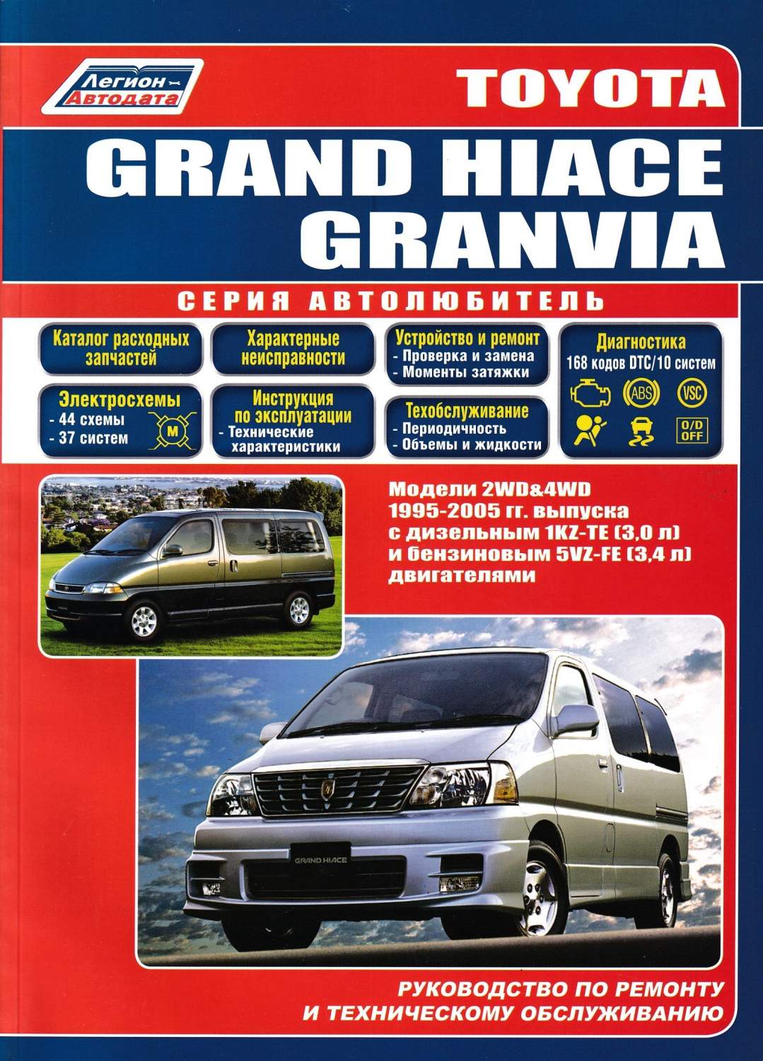 Toyota Grand Hiace / Granvia с 1995-2005 года выпуска. Руководство по  ремонту и э... - купить самоучителя в интернет-магазинах, цены на  Мегамаркет |