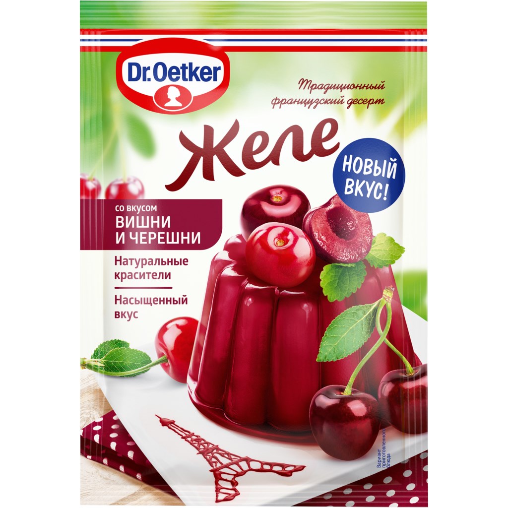 Пирог с желе dr oetker