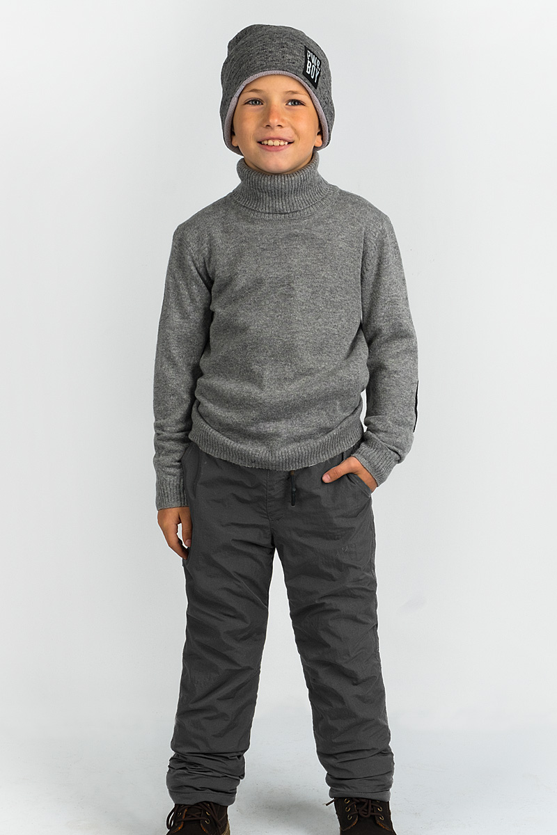 Купить брюки детские Boom 80375_BOB, серый, 152, цены в Москве наМегамаркет