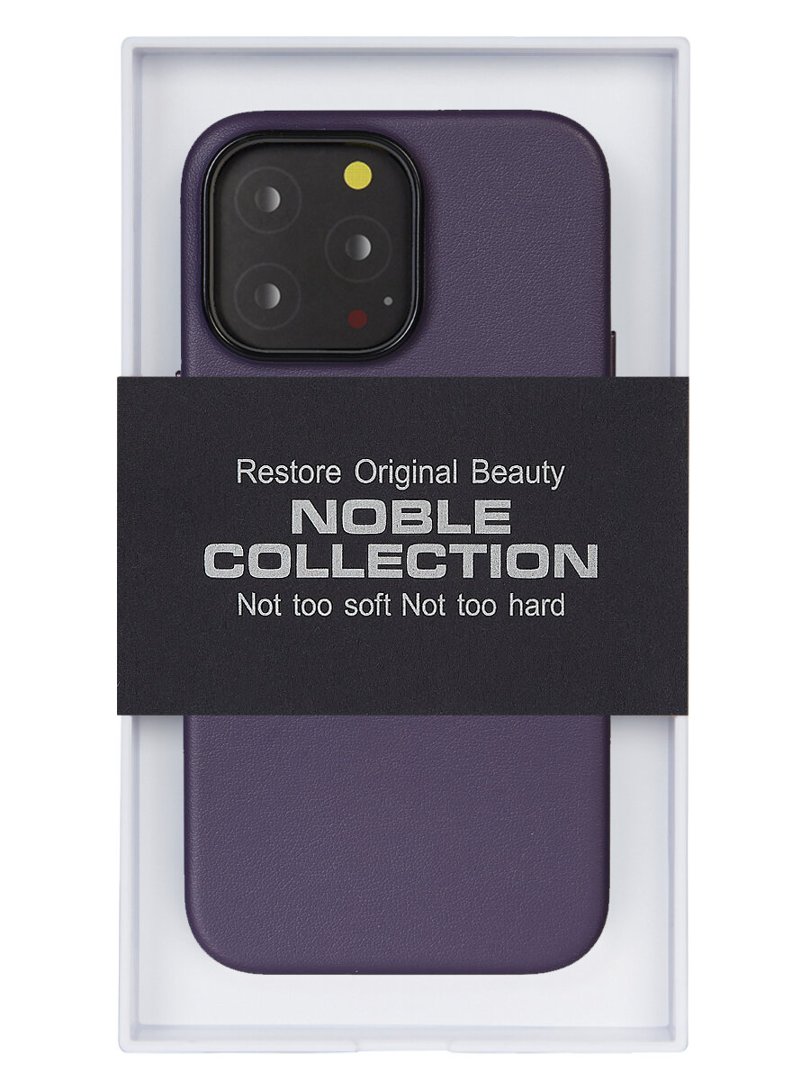 Чехол для iPhone 15 Pro Noble Collection-Фиолетовый, купить в Москве, цены  в интернет-магазинах на Мегамаркет