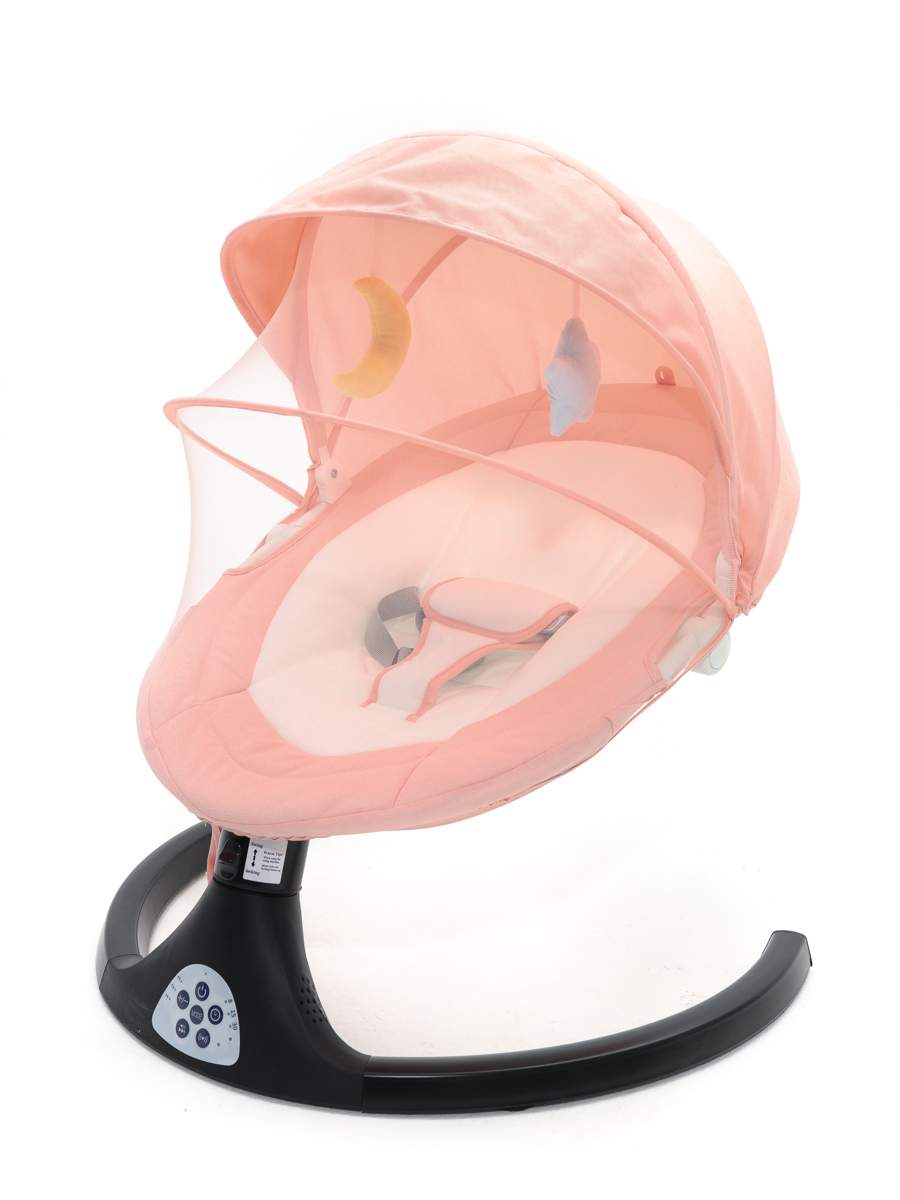 Электронные качели, шезлонг для новорожденных Aelita Baby Swing Chair Pink  – купить в Москве, цены в интернет-магазинах на Мегамаркет