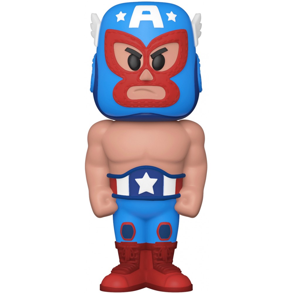 Фигурка Funko Vinyl SODA Luchadores Captain America 54509 – купить в  Москве, цены в интернет-магазинах на Мегамаркет