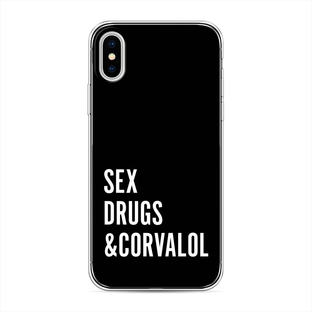 Чехол на Apple iPhone XCorvalol, купить в Москве, цены в интернет-магазинах  на Мегамаркет