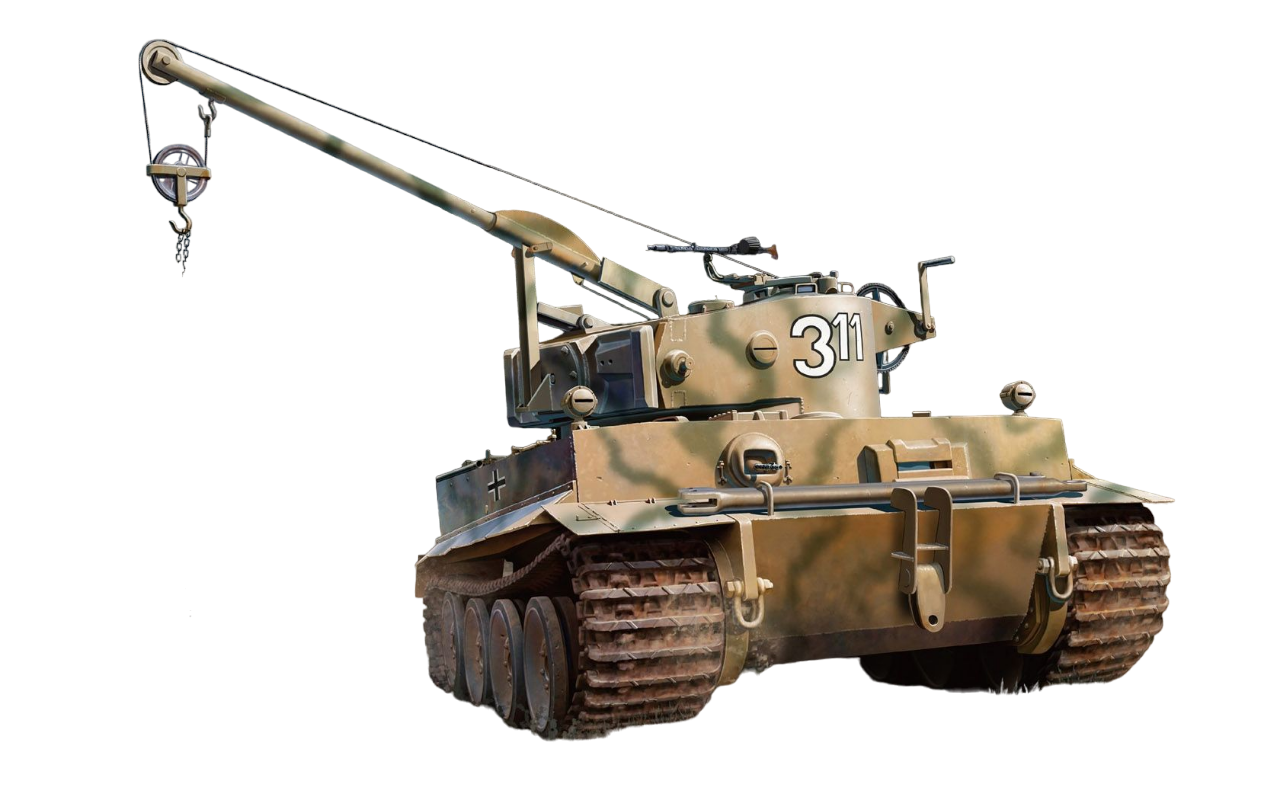 DRAGON 1/35 WW.II German Bergepanzer Tiger I & Borgward IV A Set [6865