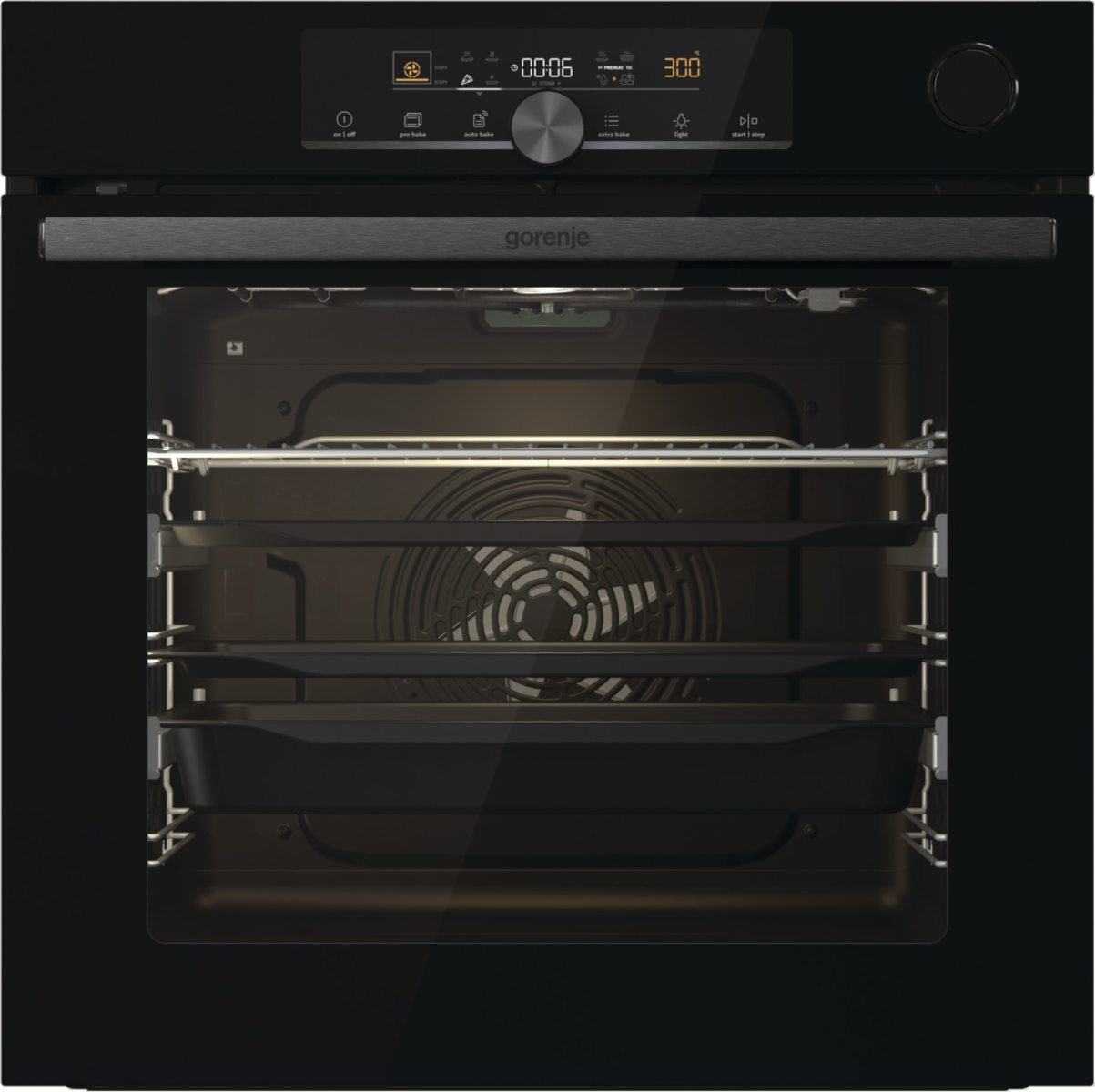 Встраиваемый электрический духовой шкаф Gorenje BPSA6747A08BG Black, купить  в Москве, цены в интернет-магазинах на Мегамаркет