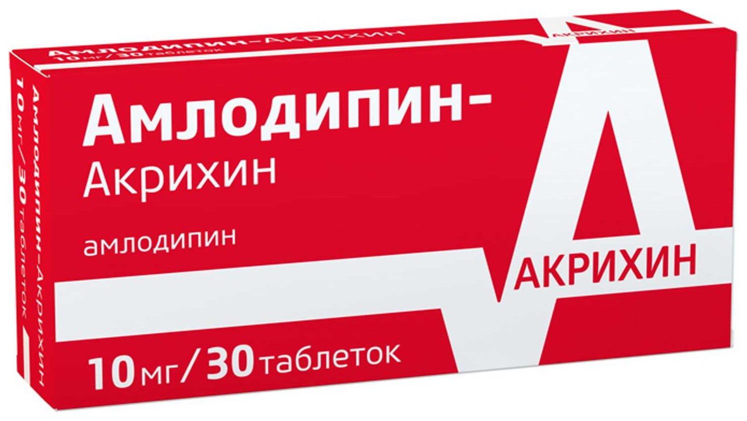 Амлодипин-Акрихин таблетки 10 мг 30 шт. – купить в Москве, цены в  интернет-магазинах на Мегамаркет