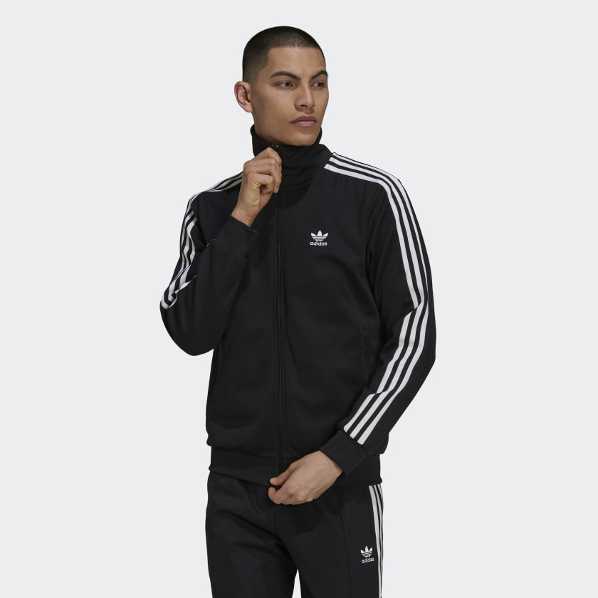 Олимпийка мужская Adidas H09112 черная 2XL - купить в Москве, цены на Мегамаркет