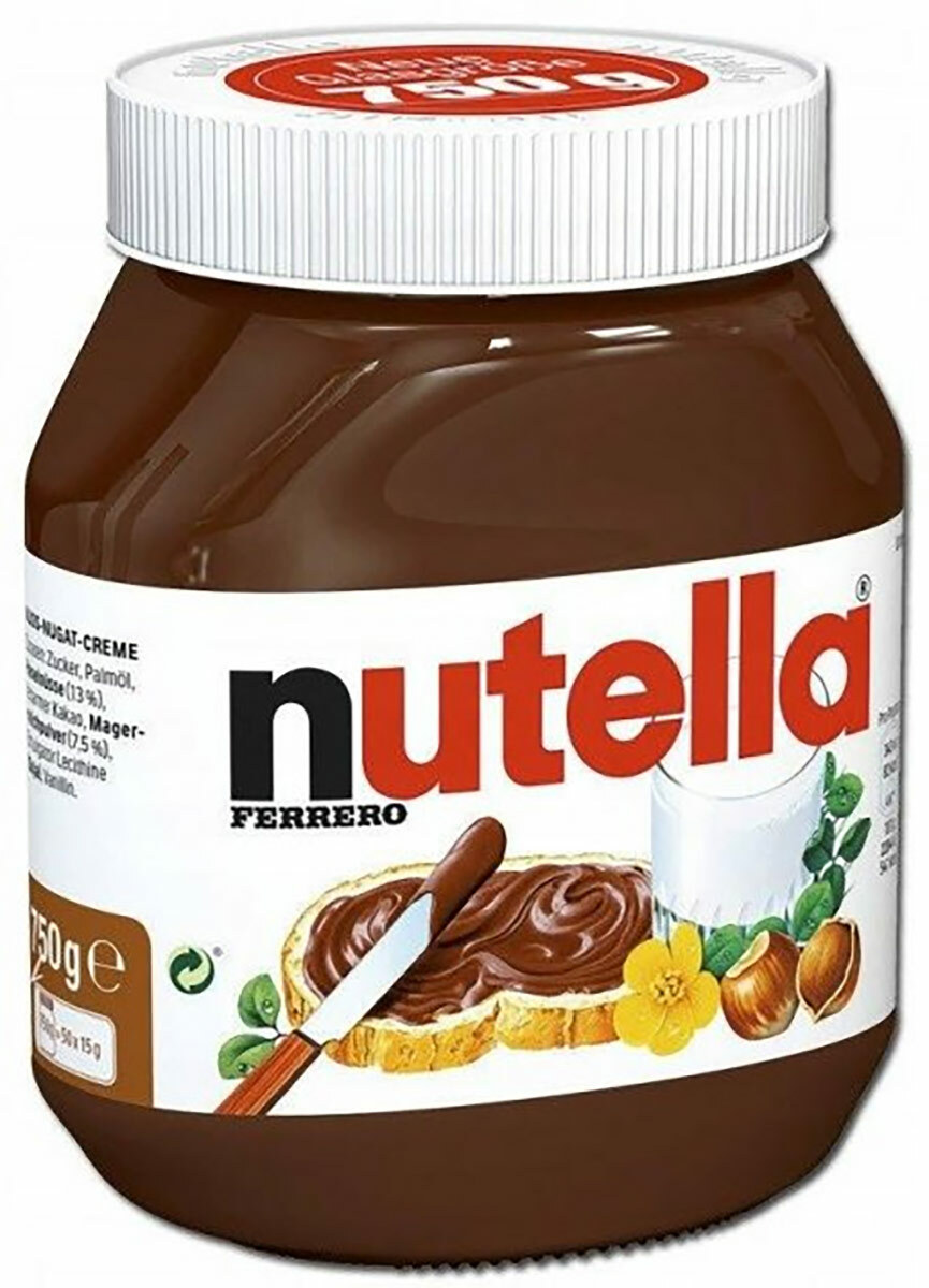 Ореховая паста с какао Nutella 750 г - отзывы покупателей на маркетплейсе  Мегамаркет | Артикул: 600010589747