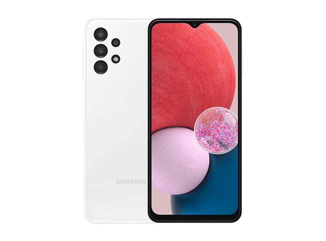 Смартфон Samsung Galaxy A13 4/128GB White (SM-A135FZWKSKZ) – купить в  Москве, цены в интернет-магазинах на Мегамаркет