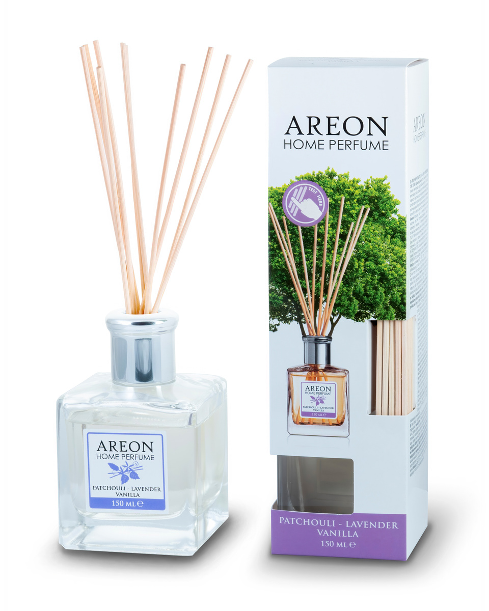 Аромадиффузор Areon Home Perfume Patchouli Lavender Vanilla 85 мл - отзывы  покупателей на Мегамаркет | 100030430250