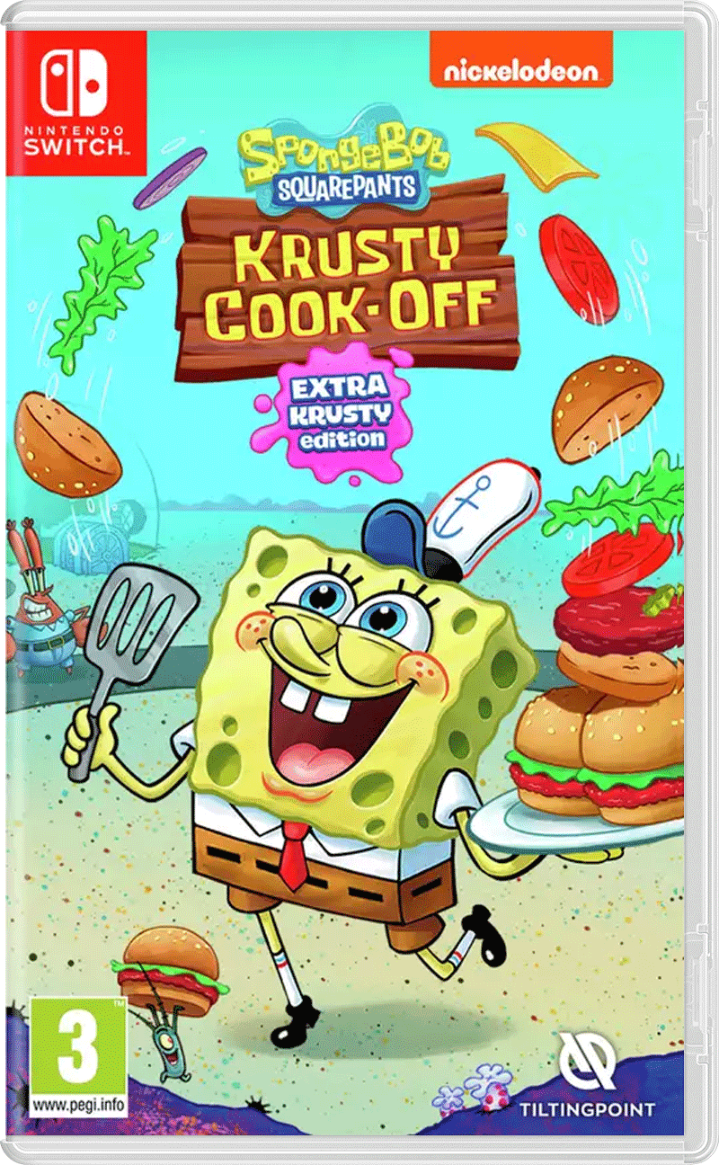 Spongebob Squarepants: Krusty Cook-Off Extra Krusty Edition Nintendo Switch  (Русская Верси - купить в Москве, цены в интернет-магазинах Мегамаркет