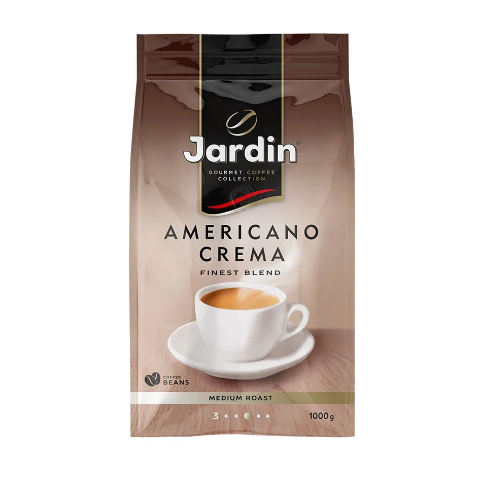 Кофе натуральный Jardin Americano crema зерновой, средняя обжарка, 1 кг -  отзывы покупателей на маркетплейсе Мегамаркет | Артикул: 100023441047