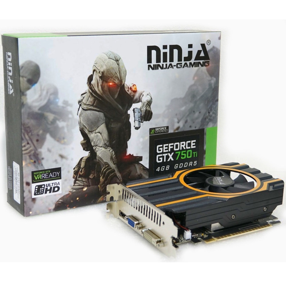 Видеокарта Sinotex Ninja GTX750Ti 640SP 4GB - отзывы покупателей на  Мегамаркет