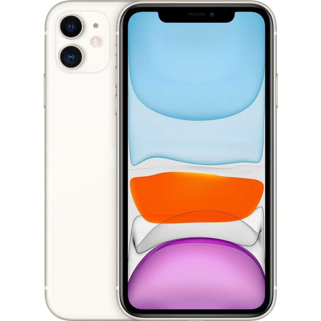 Смартфоны Apple iPhone 11 128Gb white (MHDJ3LZ/A) - отзывы покупателей на  Мегамаркет