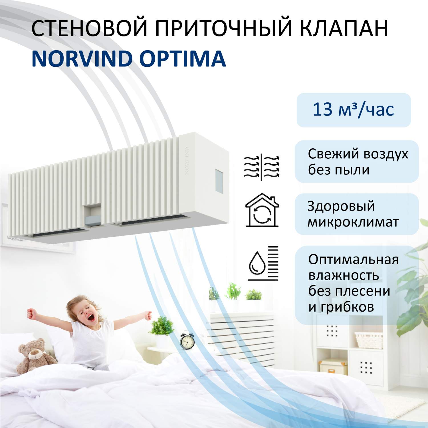 Стеновой приточный клапан Norvind optima - отзывы покупателей на Мегамаркет  | 600009361956