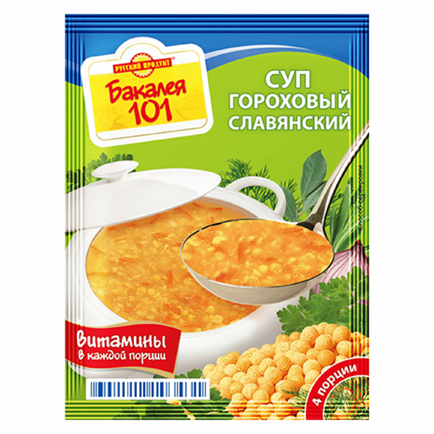 Суп Русский Продукт Бакалея 101 Славянский гороховый 65 г - отзывы  покупателей на маркетплейсе Мегамаркет | Артикул: 100031241885